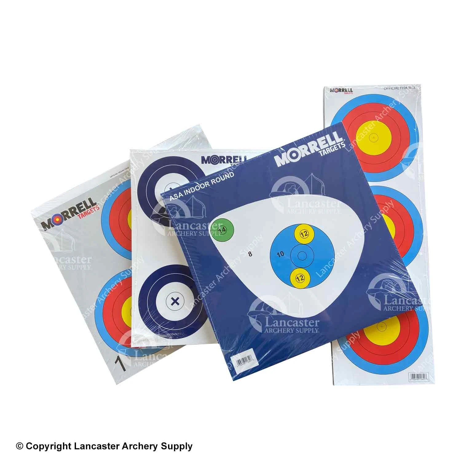 Morrell Archers 4 Pack Paper Target Faces (100 Pack Of Each) 3 Morrell Archers 4 Pack Paper Target Faces (100 Pack Of Each)
