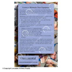 Ruth Rowe 2nd Edition Simple Maintenance For Archery 5 Ruth Rowe 2nd Edition Simple Maintenance For Archery -Bearpaw Booster Shop 3810011 back